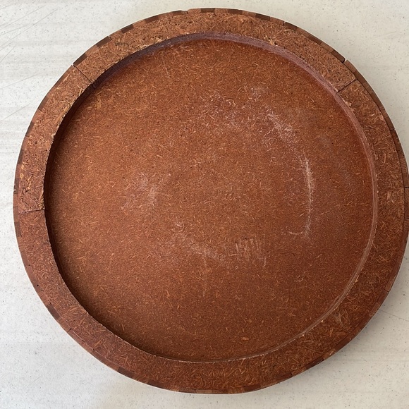 Wood Mosaic Round Wall Art of Aztec Calendar Cuauhxicalli - Picture 7 of 8